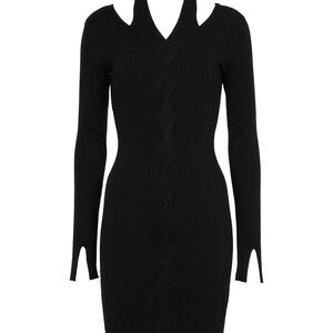 Jonathan Simkhai Black Knit Dress